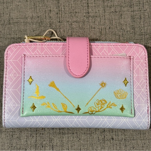 Loungefly Wicked Iridescent Ombré Mini Backpack and Wallet NWT - Picture 7 of 10